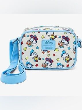 DISNEY LOUNGEFLY BABY DONALD DUCK CROSSBODY PURSE